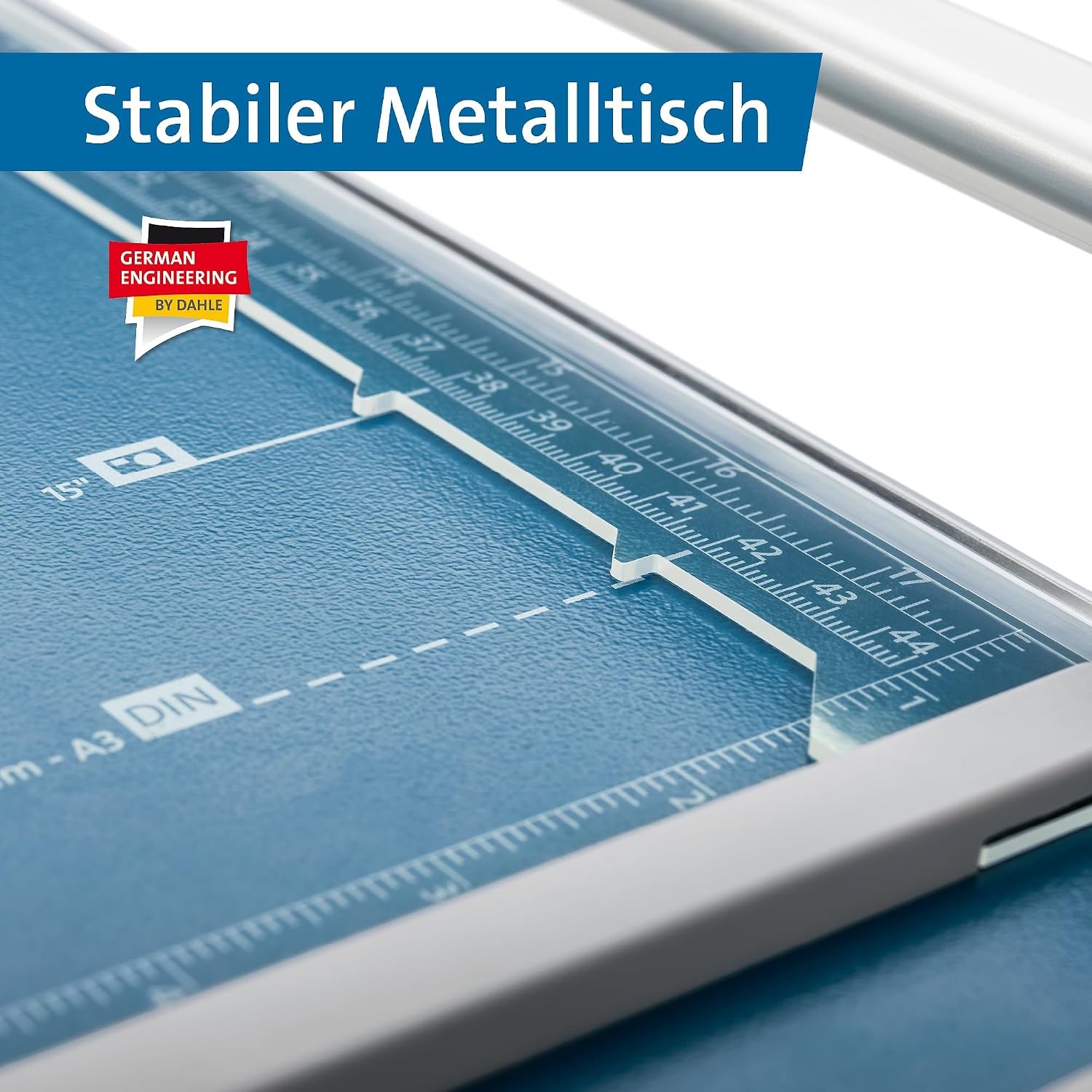 Rollenschneider für Papier DIN A3, 6 Blatt Kapazität, blau - 32% Rabatt