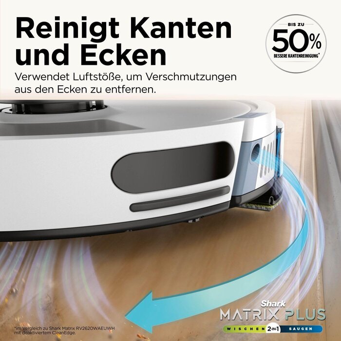 Saug- und Wischroboter 2-in-1, LiDAR, Weiß - 35% Rabatt