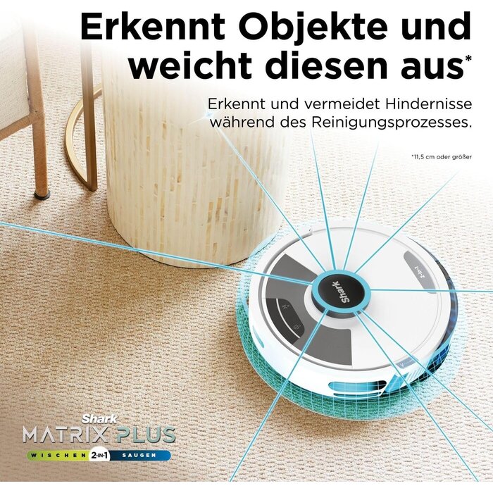 Saug- und Wischroboter 2-in-1, LiDAR, Weiß - 35% Rabatt