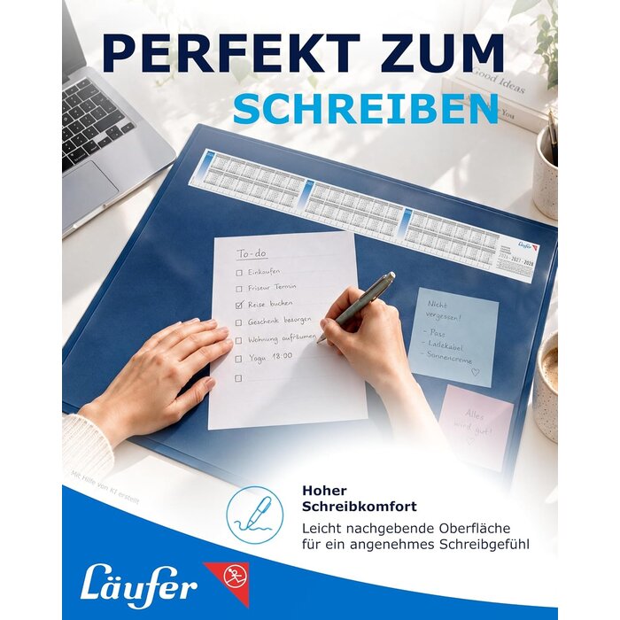 Schreibunterlage 52 x 65 cm Dunkelblau S - 26% Rabatt