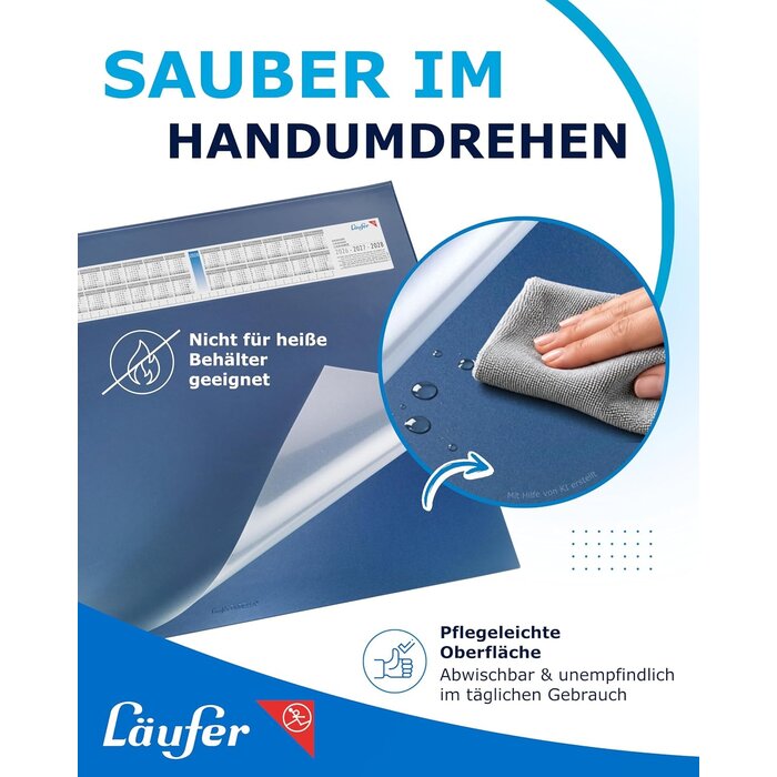 Schreibunterlage 52 x 65 cm Dunkelblau S - 26% Rabatt