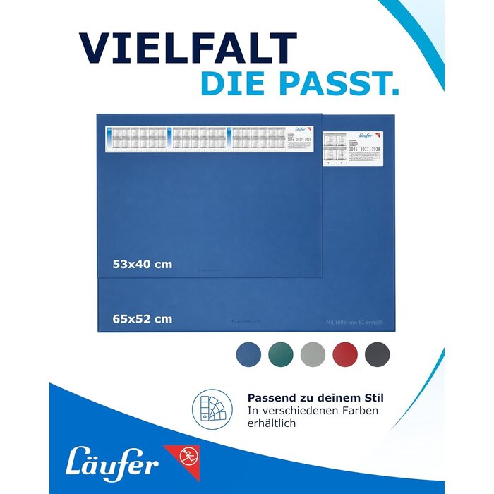 Schreibunterlage 52 x 65 cm Dunkelblau S - 26% Rabatt