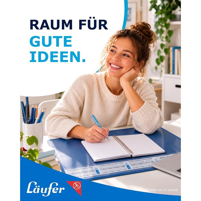 Schreibunterlage 52 x 65 cm Dunkelblau S - 26% Rabatt