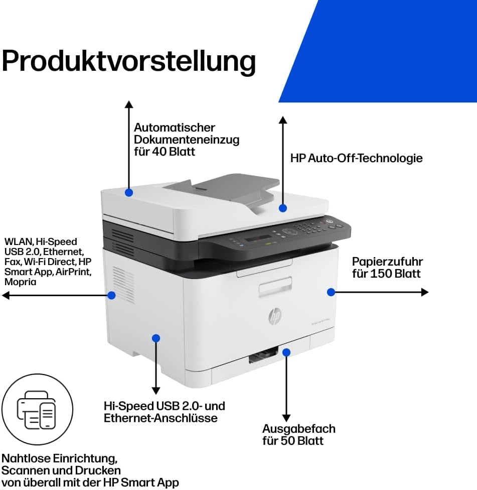 Multifunktions-Farblaserdrucker Wit Zwart Xl - 35% Rabatt