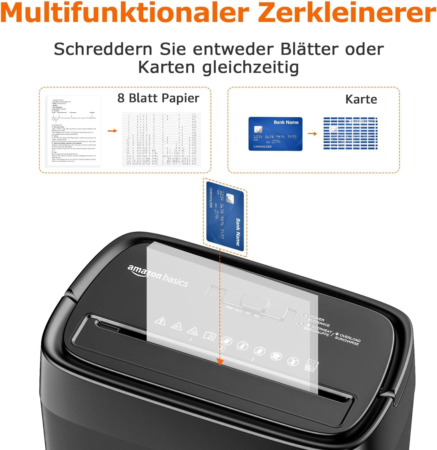 Aktenvernichter Partikelschnitt Schwarz M - 29% Rabatt