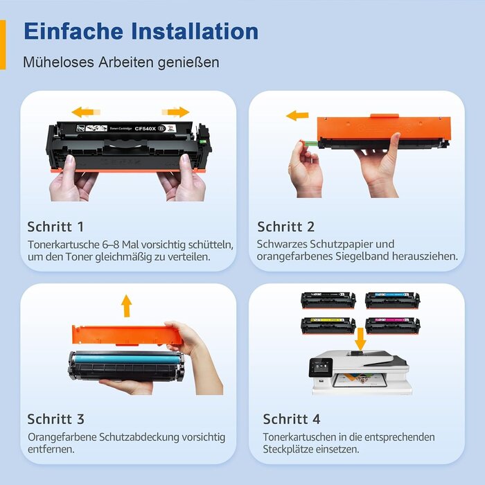 Toner-Multipack für HP 203X/203A (zwart, S) - 33% Rabatt