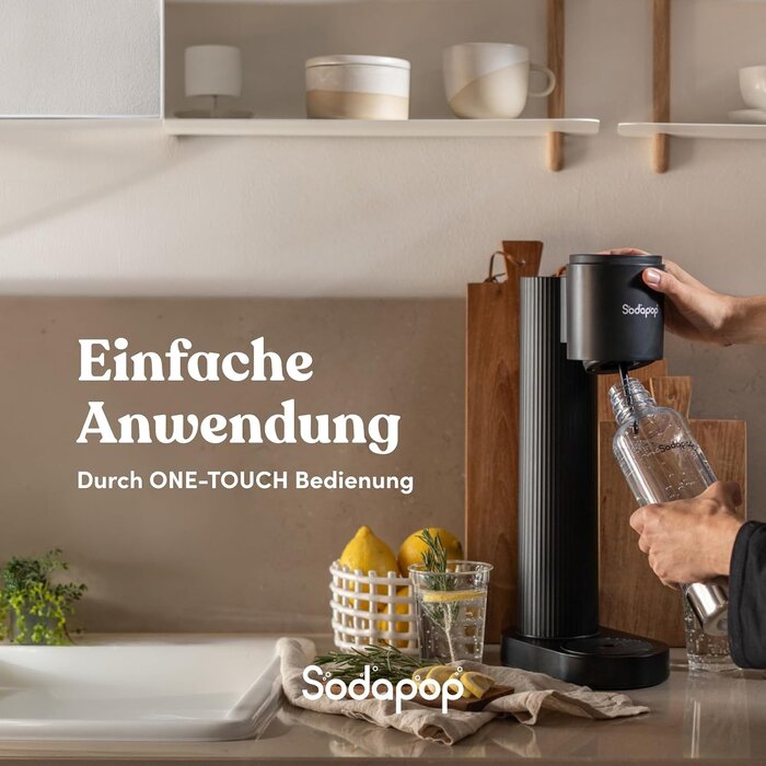Wassersprudler mit Aufhängesystem - 33% Rabatt - Schwarz 45 cm