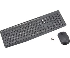 Logitech Kabelloses Tastatur- und Maus-Set, schwarz, S, AZERTY, 31% Rabatt