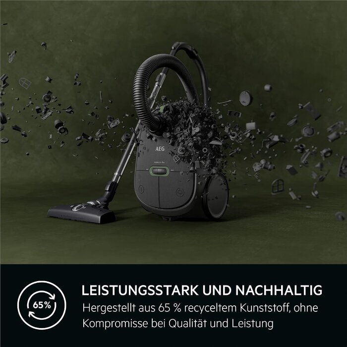 Bodenstaubsauger 850W, 12m Aktionsradius, Granite Grey - 35% Rabatt