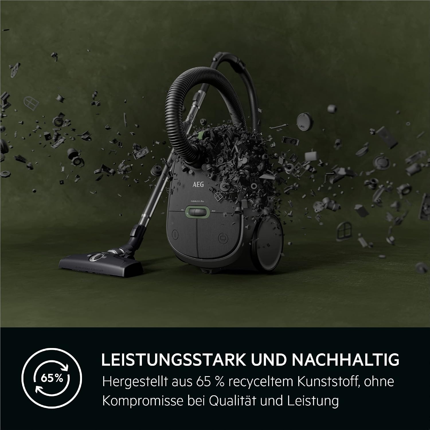 Bodenstaubsauger 850W, 12m Aktionsradius, Granite Grey - 35% Rabatt