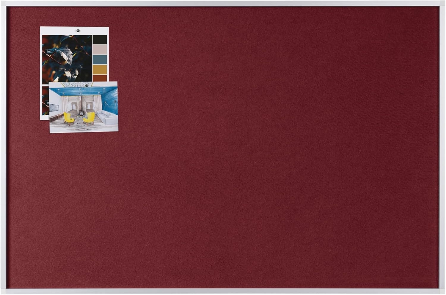 Pinnwand Filz schwarz 90x60cm L - 32% Rabatt