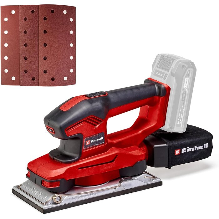 Einhell Akku-Schwingschleifer 18V 1/2 Blatt - 29% Rabatt - Unbenutzter Zustand