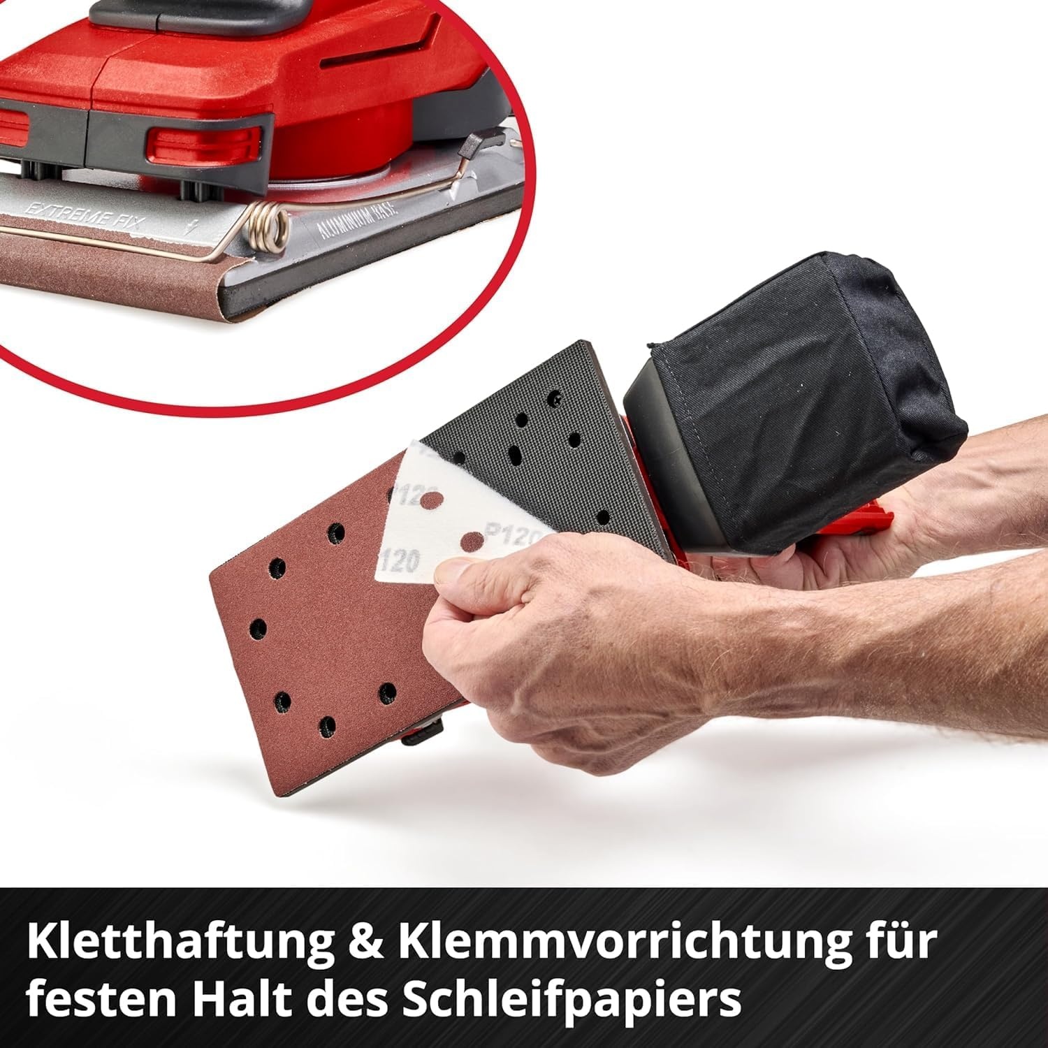 Einhell Akku-Schwingschleifer 18V 1/2 Blatt - 29% Rabatt - Unbenutzter Zustand