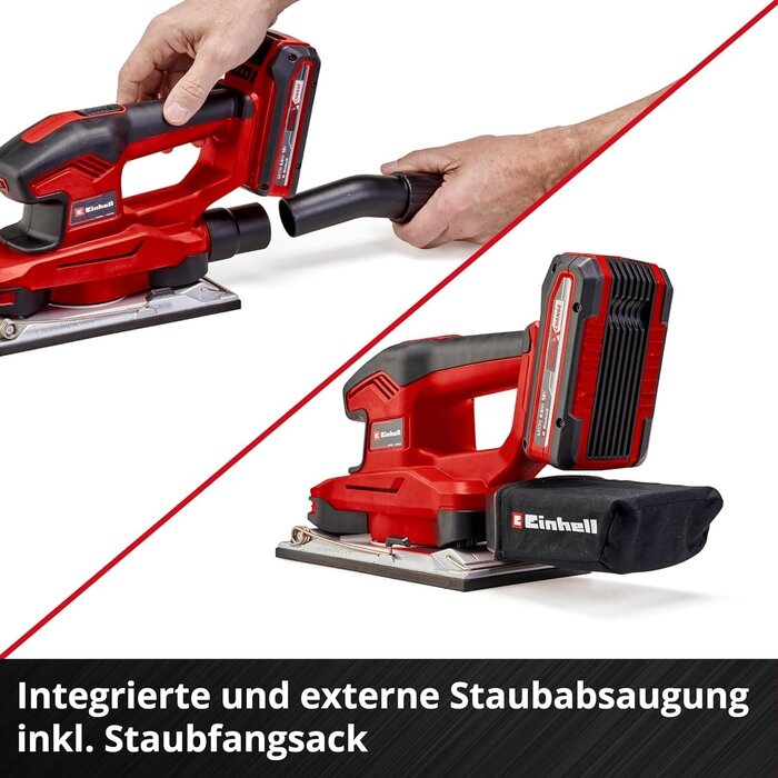 Einhell Akku-Schwingschleifer 18V 1/2 Blatt - 29% Rabatt - Unbenutzter Zustand