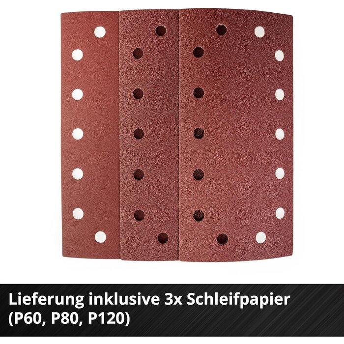 Einhell 18V Akku-Schwingschleifer - 1/2 Bogenschleifplatte - 29% Rabatt