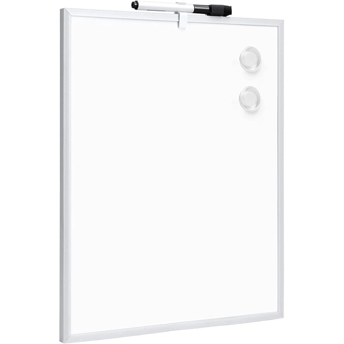 Magnetisches Whiteboard XL 120x90 cm Weiß - 33% Rabatt