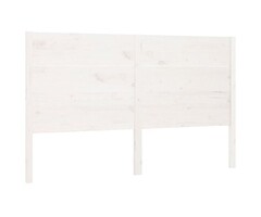 Vidaxl Kopfteil aus massivem Kiefernholz, weiß, 146x100 cm - 82% Rabatt