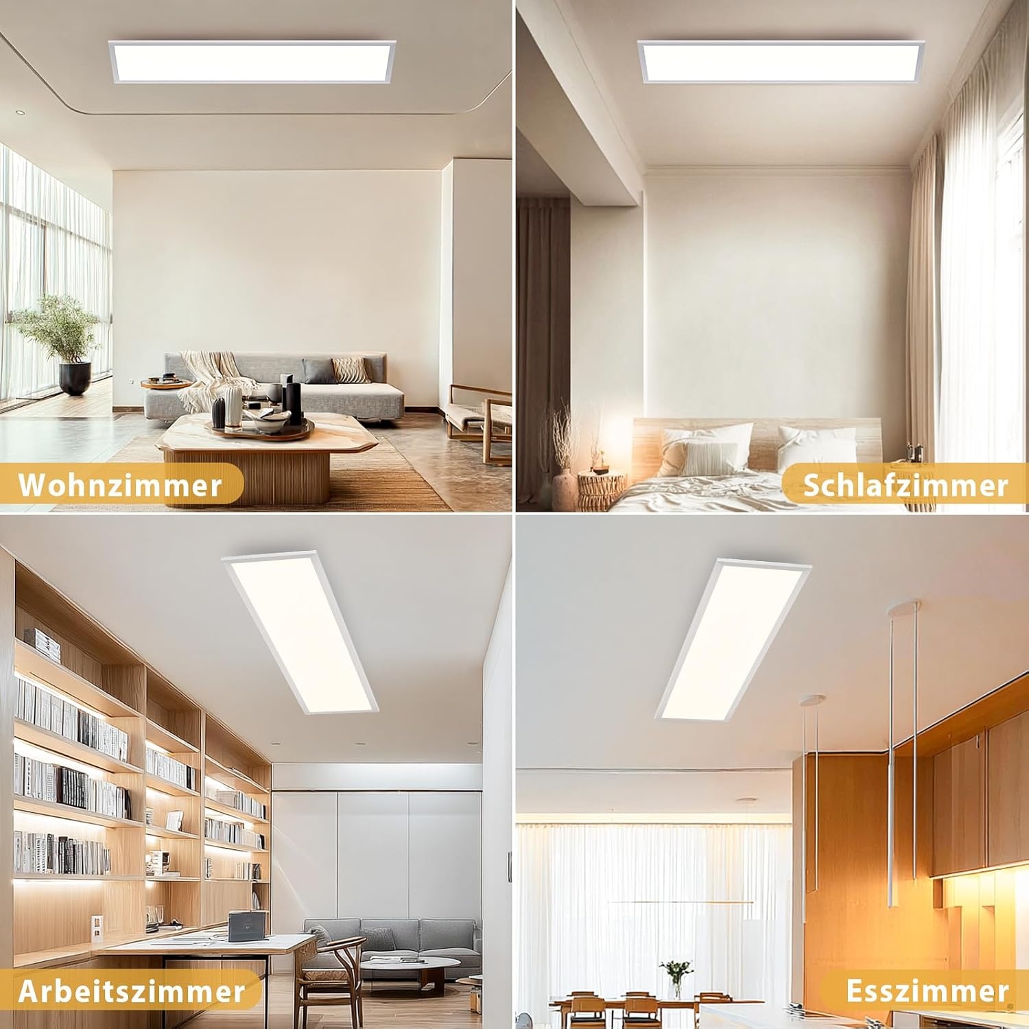 LED Deckenleuchte 100x25 cm, 32W - 33% Rabatt auf dieses Einzelstück