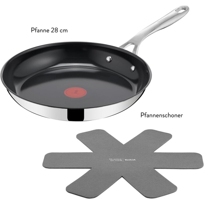 Edelstahl Bratpfanne 28 cm mit Keramikbeschichtung - 33% Rabatt
