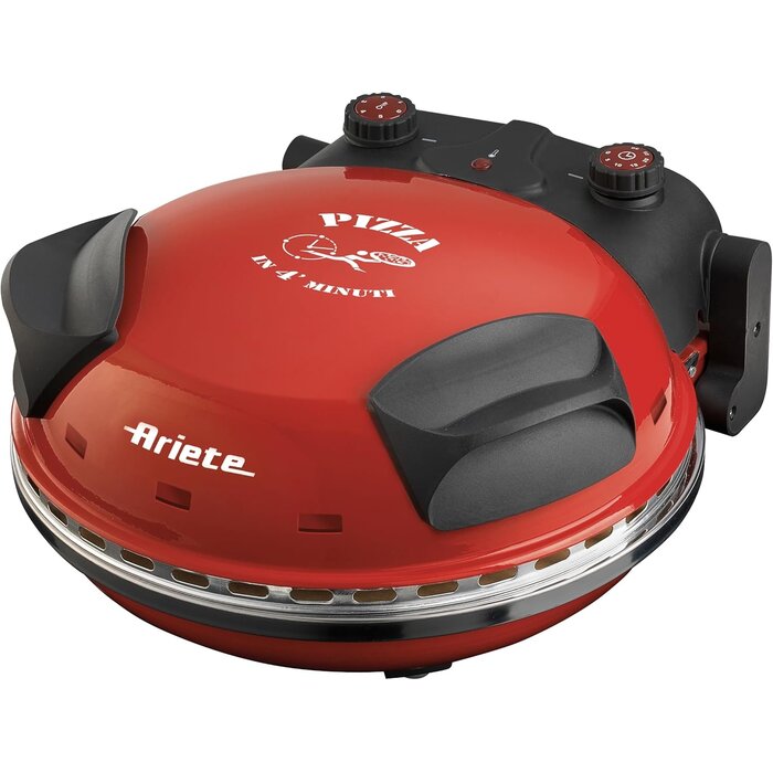 Pizzaofen 1200W, 400°C - 32cm Durchmesser - Rot - 34% Rabatt