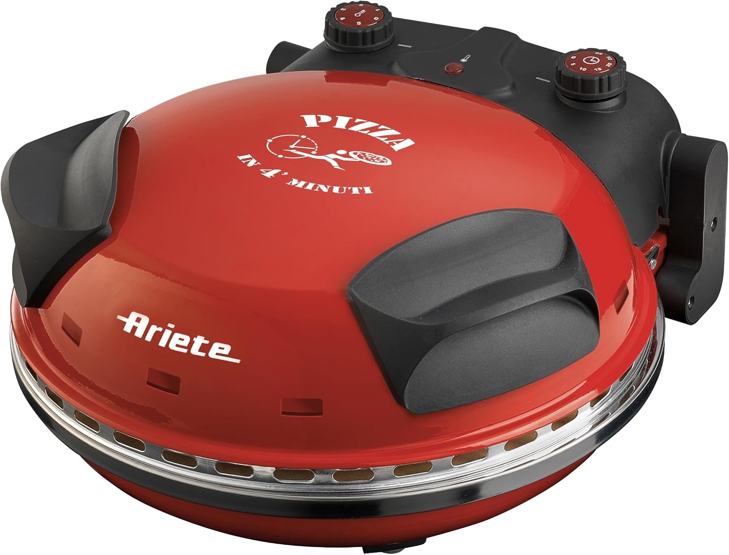 Pizzaofen 1200W, 400°C - 32cm Durchmesser - Rot - 34% Rabatt