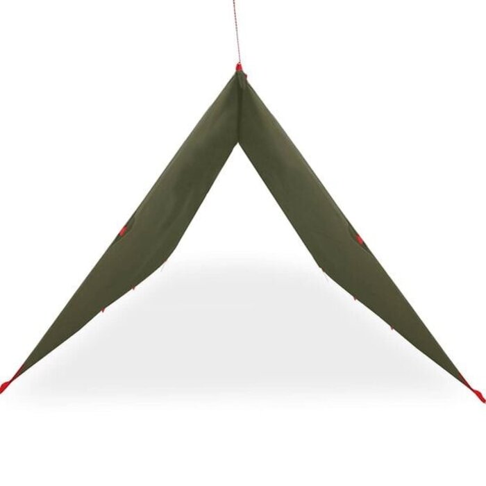 Camping-Tarp wasserdicht 506x306 cm olivgrün - 32% Rabatt