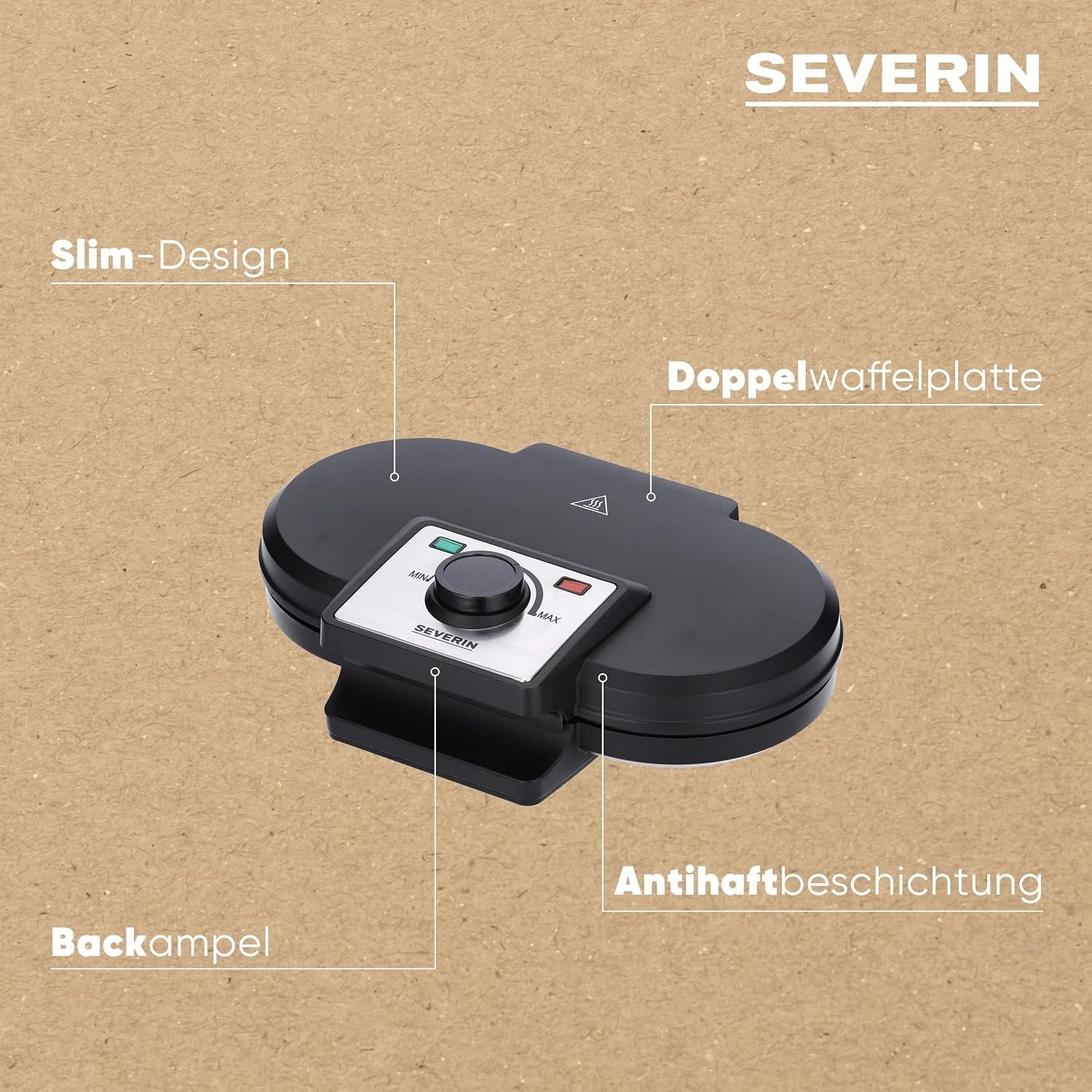 Doppelwaffeleisen 1200W - 31% Rabatt auf unser Ausgepackt-Modell