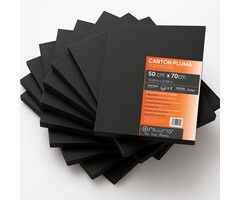 2x Schaumstoffplatte Schwarz 50x70 cm 5 mm - 30% Rabatt