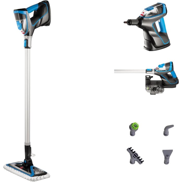 3-in-1 Dampfreiniger 1600W PowerFresh Slim Steam Grau - 34% Rabatt