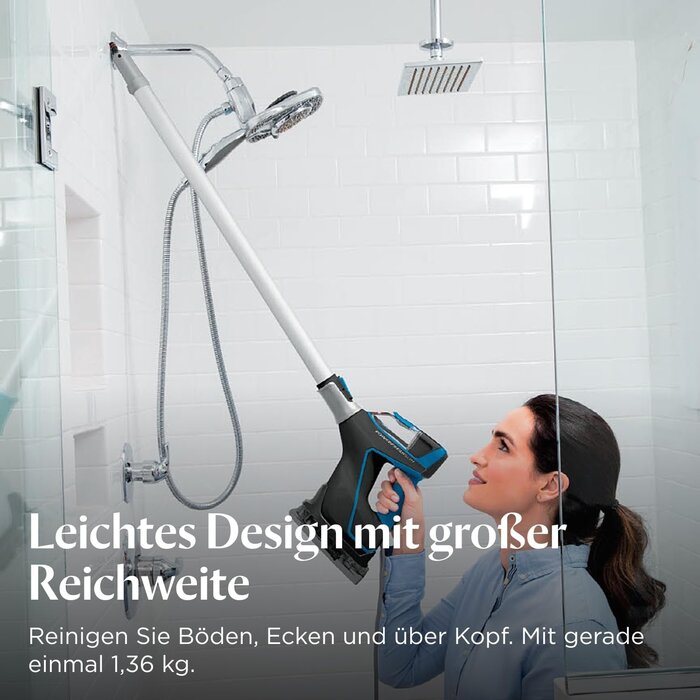 3-in-1 Dampfreiniger 1600W PowerFresh Slim Steam Grau - 34% Rabatt