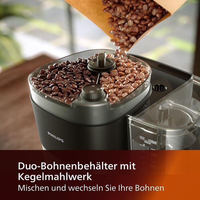 Filterkaffeemaschine mit Mahlwerk - 35% Rabatt - Schwarz/Silber