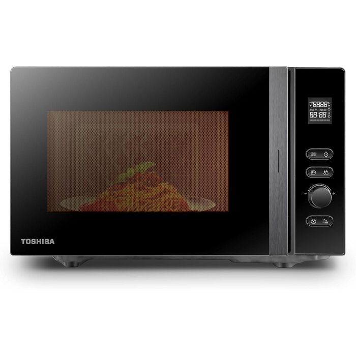 Moderne 20L Solo-Mikrowelle, 800W, Schwarz, Touch - 34% Rabatt