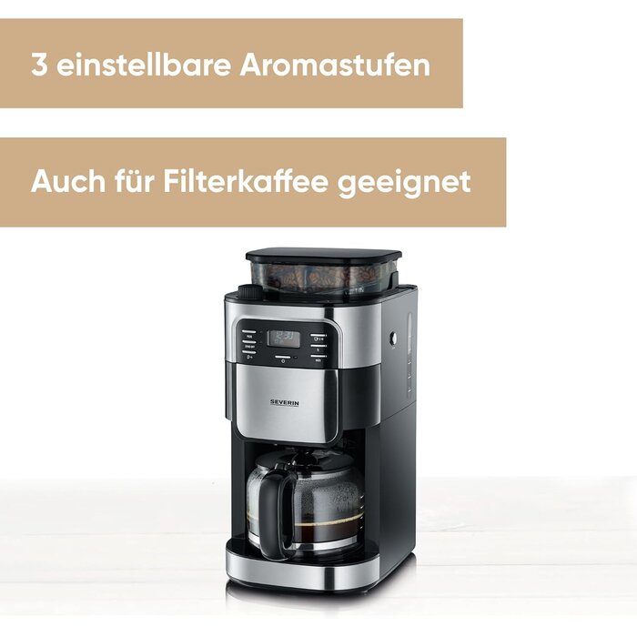Kaffeemaschine mit Kegelmahlwerk & Timer - 35% Rabatt