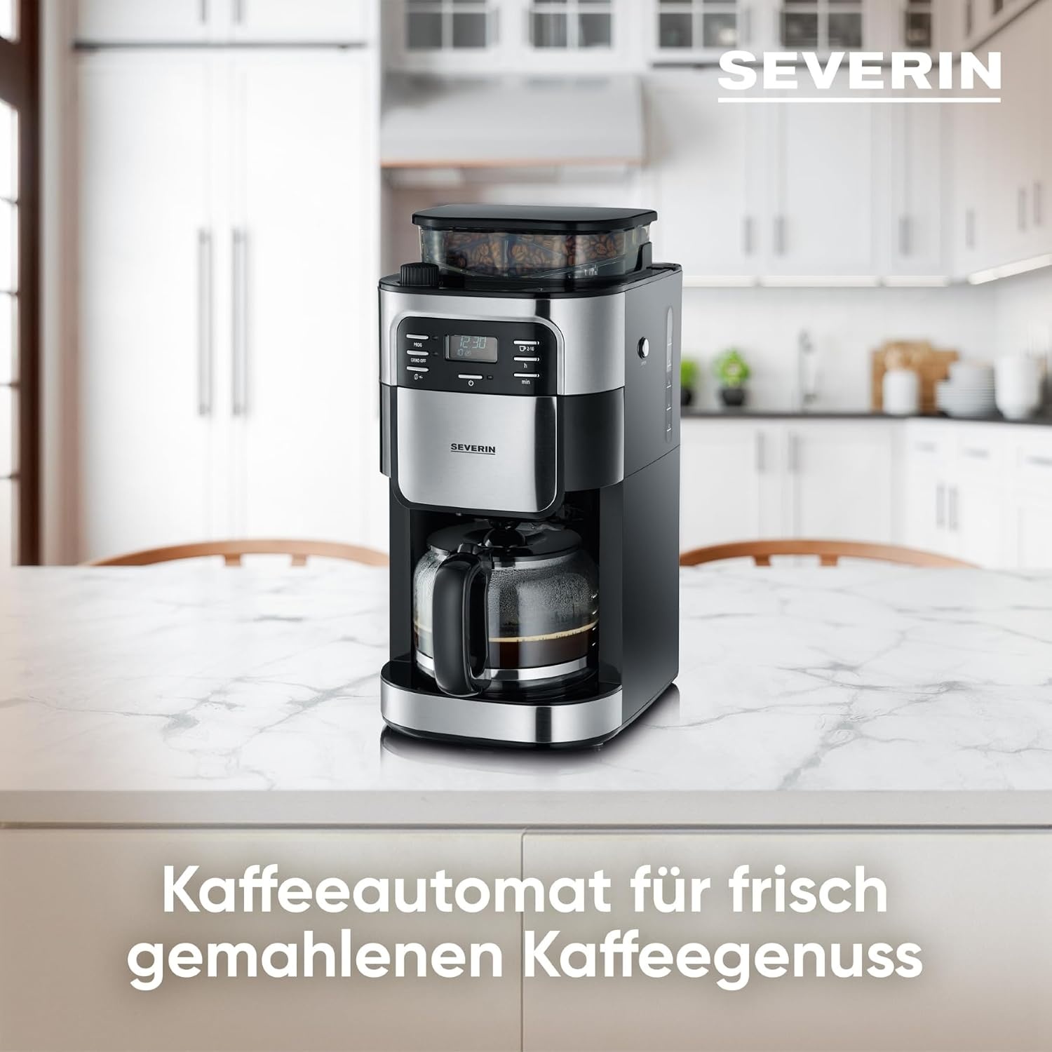 Kaffeemaschine mit Kegelmahlwerk & Timer - 35% Rabatt