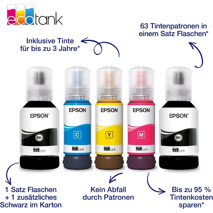 Multifunktions-Tintentankdrucker A4 WLAN - 35% Rabatt - Weiß