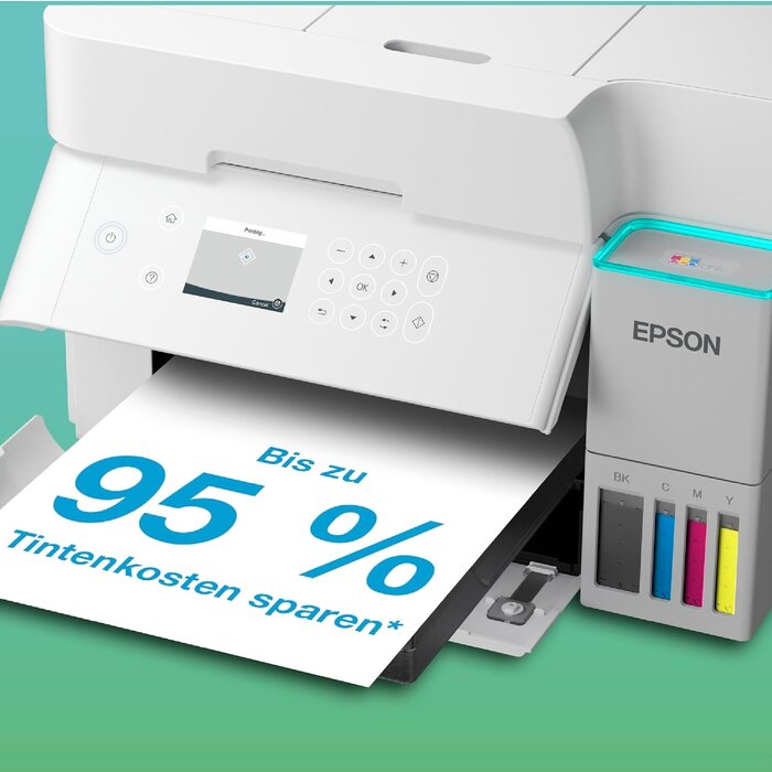 Multifunktions-Tintentankdrucker A4 WLAN - 35% Rabatt - Weiß