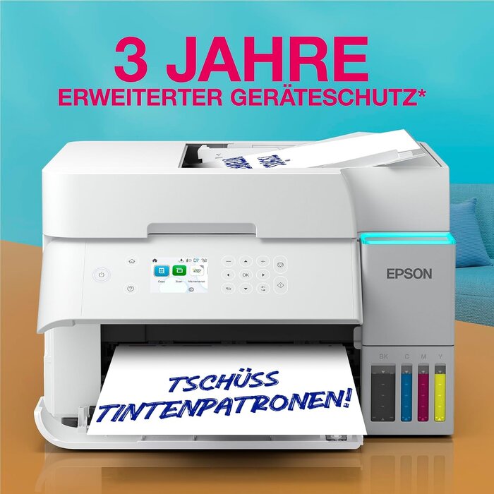 Multifunktions-Tintentankdrucker A4 WLAN - 35% Rabatt - Weiß