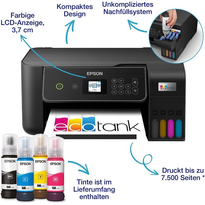 Multifunktionsdrucker mit Tintentanksystem - 35% Rabatt