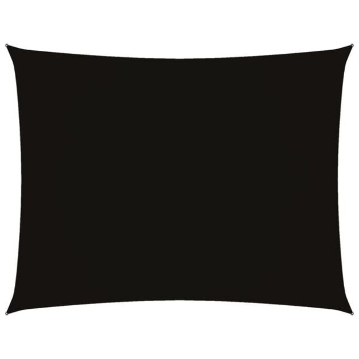 Vidaxl Rechteckiges Sonnensegel 2x3 m, Schwarz - 30% Rabatt