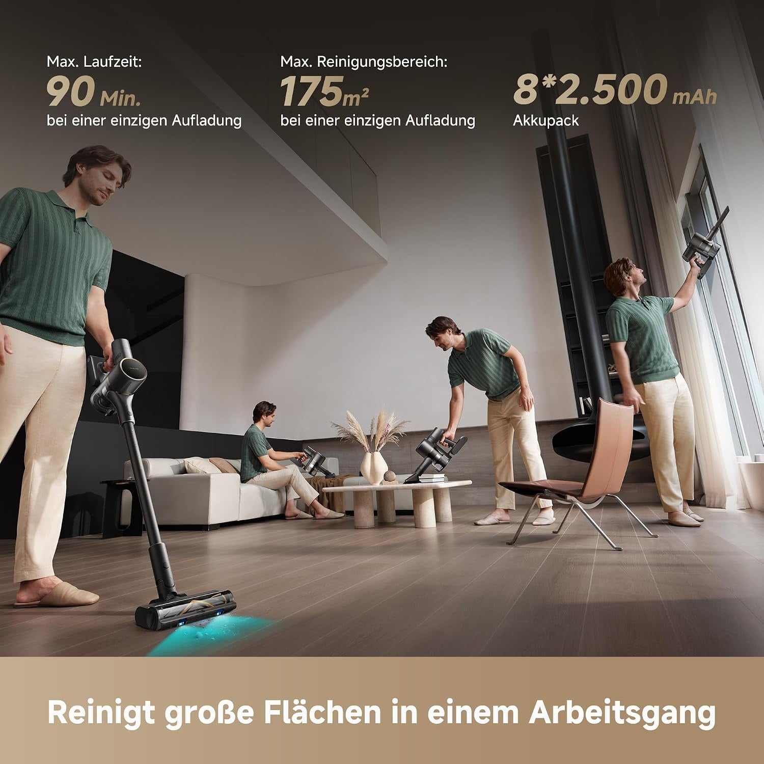 Dreame Akku-Staubsauger R20 SE-A - 35% Rabatt - 150 AW - 90 Min. Laufzeit