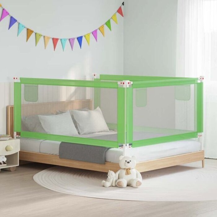Vidaxl Bettgitter für Kinder 190x25 cm, Grün - 33% Rabatt