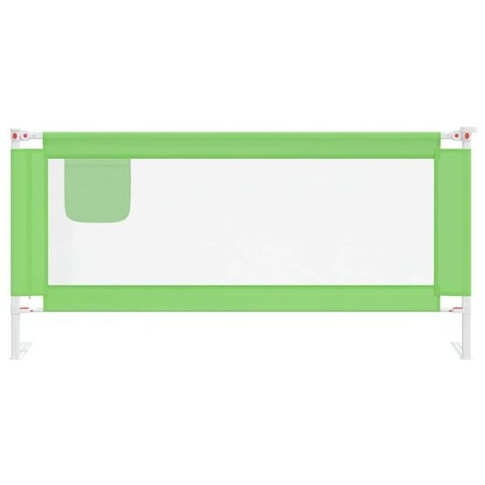 Vidaxl Bettgitter für Kinder 190x25 cm, Grün - 33% Rabatt