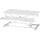 Steh-Sitz-Schreibtischaufsatz 800x400 mm Weiß - 34% Rabatt
