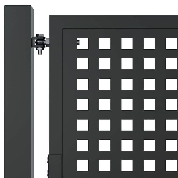 Vidaxl Gartentor 105x200 cm Stahl Anthrazit - 35% Rabatt