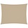 Rechteckiges Sonnensegel 2,5x4 m, Beige - 33% Rabatt