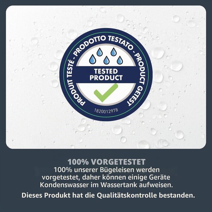 Dampfbürste 1300W - Kompakter Dampfglätter Grün - 33% Rabatt