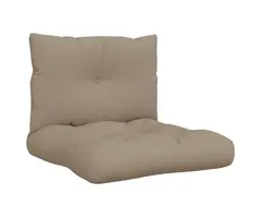 Vidaxl Palettenkissen 2er Set in Taupe - 32% Rabatt auf Retourenware