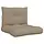 Palettenkissen 2er Set in Taupe - 32% Rabatt auf Retourenware