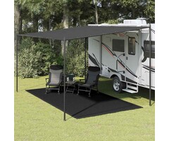 Vidaxl Vorzeltteppich 250 x 450 cm schwarz - 31% Rabatt