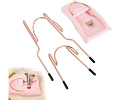 3-teiliges Stickrahmen-Set für Socken & Ärmel Roségold - 30% Rabatt
